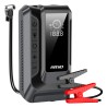 Amio - Φορητός Εκκινητής Μπαταρίας (Jump Starter) 4 σε 1 με ενσωματωμένο Κομπρεσέρ Αέρα, Powerbank και Φακό LED τάση λειτουργίας