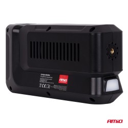 Amio - Φορητός Εκκινητής Μπαταρίας (Jump Starter) 4 σε 1 με ενσωματωμένο Κομπρεσέρ Αέρα, Powerbank και Φακό LED τάση λειτουργίας