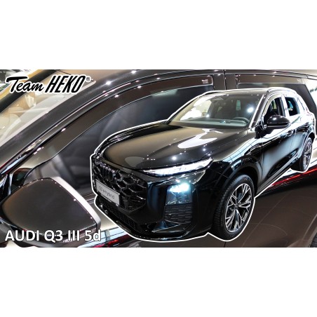 Heko - Ανεμοθραύστες Παραθύρων Για Audi Q3 (F3) III 2025  5πορτο υλικό Acrylic Χρώμα Φιμέ - 4 τεμ. (ΑΝΕΜ.SET20204)