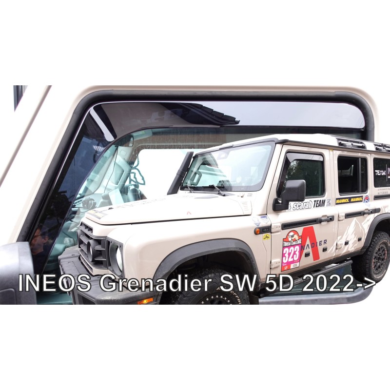 Heko - Ανεμοθραύστες Παραθύρων Για Ineos Grenadier Station Wagon 2022  5πορτο υλικό Acrylic Χρώμα Φιμέ - 2 τεμ. (ΑΝΕΜ.10702)