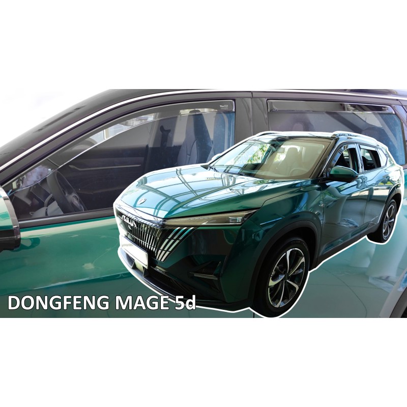 Heko - Ανεμοθραύστες Παραθύρων Για Dongfeng Mage 2025  5πορτο υλικό Acrylic Χρώμα Φιμέ - 4 τεμ. (ΑΝΕΜ.SET29130)