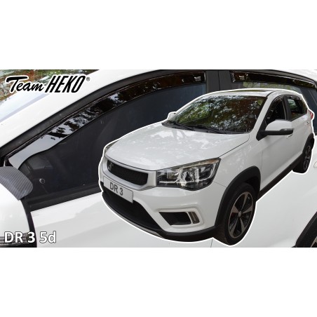 Heko - Ανεμοθραύστες Παραθύρων Για DR 3 2018  2022 5πορτο υλικό Acrylic Χρώμα Φιμέ - 4 τεμ. (ΑΝΕΜ.SET29136)