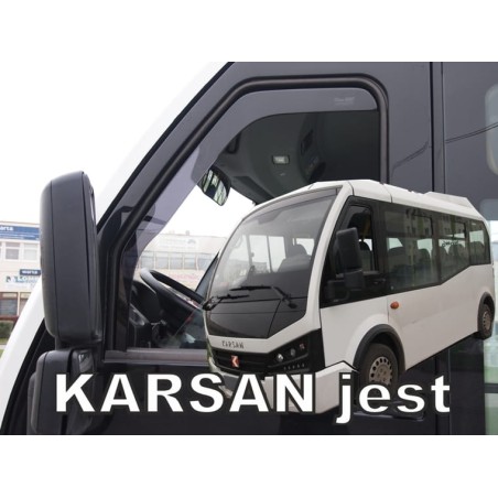 Heko - Ανεμοθραύστες Παραθύρων Για Karsan Jest 2013  2πορτο υλικό Acrylic Χρώμα Φιμέ - 2 τεμ. (ΑΝΕΜ.10023)