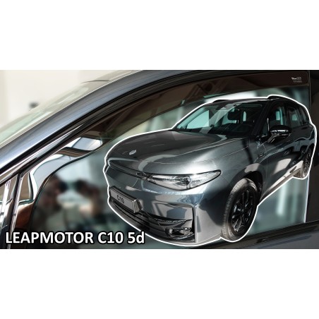 Heko - Ανεμοθραύστες Παραθύρων Για Leapmotor C10 2024  5πορτο υλικό Acrylic Χρώμα Φιμέ - 2 τεμ. (ΑΝΕΜ.29121)