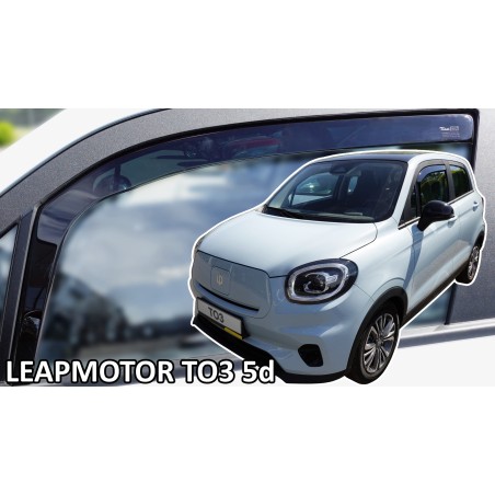 Heko - Ανεμοθραύστες Παραθύρων Για Leapmotor T03 2020  5πορτο υλικό Acrylic Χρώμα Φιμέ - 2 τεμ. (ΑΝΕΜ.29119)