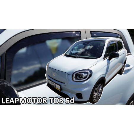 Heko - Ανεμοθραύστες Παραθύρων Για Leapmotor T03 2020  5πορτο υλικό Acrylic Χρώμα Φιμέ - 4 τεμ. (ΑΝΕΜ.SET29120)
