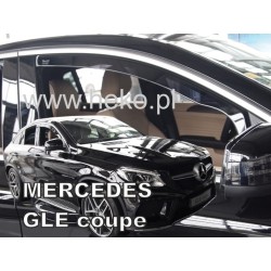 Heko - Ανεμοθραύστες Παραθύρων Για Mercedes Benz GLE-Class Coupe (C292) 2016  2019 5πορτο υλικό Acrylic Χρώμα Φιμέ - 2 τεμ. (ΑΝΕ
