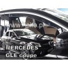 Heko - Ανεμοθραύστες Παραθύρων Για Mercedes Benz GLE-Class Coupe (C292) 2016  2019 5πορτο υλικό Acrylic Χρώμα Φιμέ - 2 τεμ. (ΑΝΕ