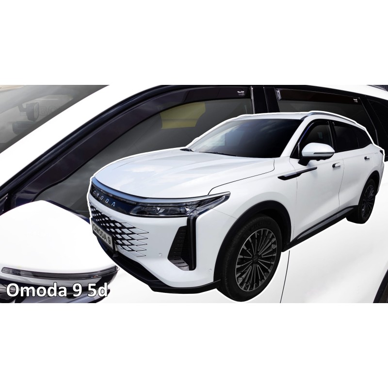 Heko - Ανεμοθραύστες Παραθύρων Για Omoda 9 2025  5πορτο υλικό Acrylic Χρώμα Φιμέ - 4 τεμ. (ΑΝΕΜ.SET29124)