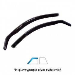 Heko - Ανεμοθραύστες Παραθύρων Για Subaru Impreza (GT) 2017  5πορτο υλικό Acrylic Χρώμα Φιμέ - 2 τεμ. (ΑΝΕΜ.28523)