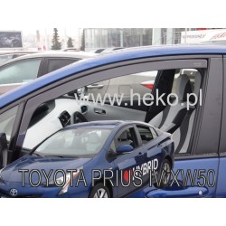 Heko - Ανεμοθραύστες Παραθύρων Για Toyota Prius (XW50) 2016  2022 5πορτο υλικό Acrylic Χρώμα Φιμέ - 2 τεμ. (ΑΝΕΜ.29646)