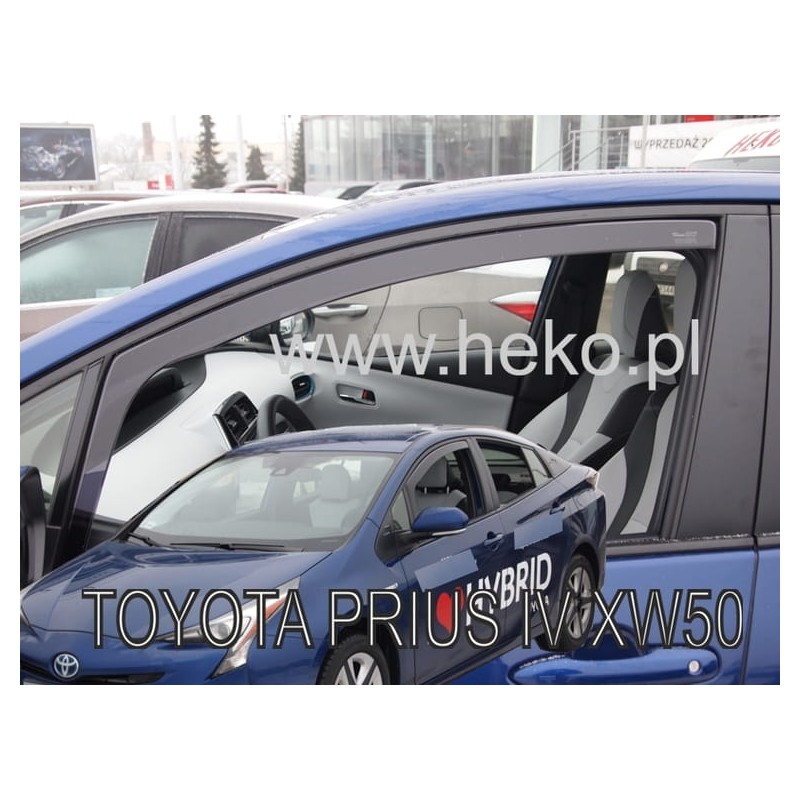 Heko - Ανεμοθραύστες Παραθύρων Για Toyota Prius (XW50) 2016  2022 5πορτο υλικό Acrylic Χρώμα Φιμέ - 2 τεμ. (ΑΝΕΜ.29646)