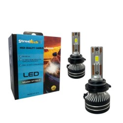 Led λάμπες  9006 / HB4 Streetech μοντέλο STN2 για μεσαία ή μεγάλα φώτα 150 000 lux , 45 Watt - CANBUS 6000K - 1500% πιό έντονη φ