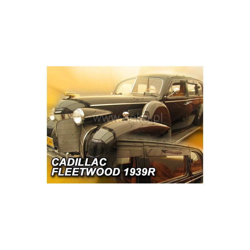 Heko – Εξωτερικοί Ανεμοθραύστες Παραθύρων για Cadillac Fleetwood Series 75 Limousine 5πορτο 10/1937  09/1940 (Εμπρός & Πίσω) – 4