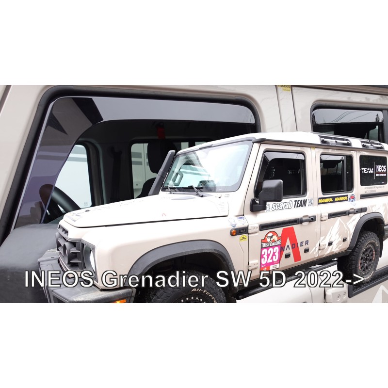 Heko – Ανεμοθραύστες Παραθύρων για Ineos Grenadier SW 5πορτο 2022  (Εμπρός & Πίσω) – 4 Τεμ. (ANEM.SET10703)