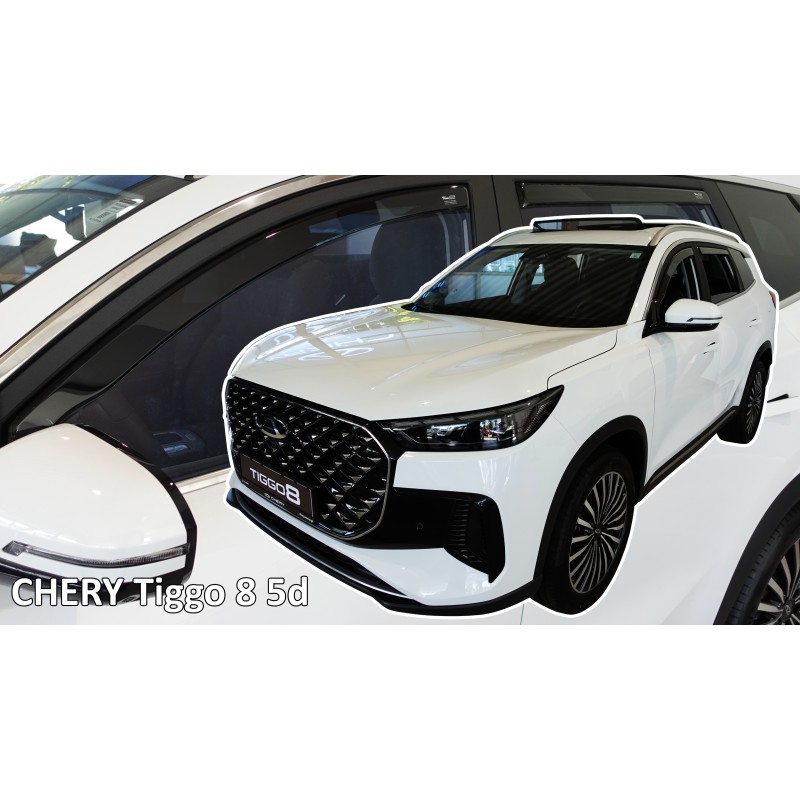 Heko – Ανεμοθραύστες Παραθύρων για Chery Tiggo 8 5πορτο 2025  (Εμπρός & Πίσω) – 4 Τεμ. (ANEM.SET10806)