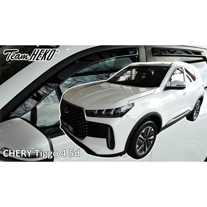 Heko – Ανεμοθραύστες Παραθύρων για Chery Tiggo 4 5πορτο 2024  (Εμπρός & Πίσω) – 4 Τεμ. (ANEM.SET10808)