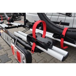 Amio – Βάση Ποδηλάτου Κοτσαδόρου TBC-02/2 για 2 E-Bike έως 60kg με Αναδίπλωση & Κλείδωμα για Ασφαλή Μεταφορά – 1 Τεμ. (02585/AM)