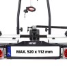 Amio – Βάση Ποδηλάτου Κοτσαδόρου TBC-02/2 για 2 E-Bike έως 60kg με Αναδίπλωση & Κλείδωμα για Ασφαλή Μεταφορά – 1 Τεμ. (02585/AM)