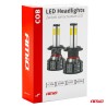 Amio – LED HB3 9005 COB 12/24V 38W 6500K 3800lm Σειρά COB για Ισχυρό Λευκό Φωτισμό & Καθαρή Ορατότητα – 2 Τεμ. (02846/AM)