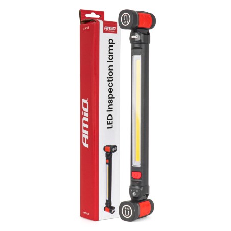 Amio – Φακός Εργασίας LED COB 10W USB-C 4400mAh με Διπλό Γάντζο & Μαγνήτη για Ισχυρό Φωτισμό & Μέγιστη Ευελιξία – 1 Τεμ. (04505/