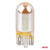 Amio – Λάμπες Αλογόνου WY5W W2.1x9.5d Καρφωτές 12V 5W Πορτοκαλί Lumitec για Φλας & Καθαρή Σήμανση – Σετ 2 Τεμ. (04626/AM)