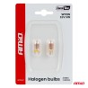 Amio – Λάμπες Αλογόνου WY5W W2.1x9.5d Καρφωτές 12V 5W Πορτοκαλί Lumitec για Φλας & Καθαρή Σήμανση – Σετ 2 Τεμ. (04626/AM)