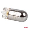 Amio – Λάμπες Αλογόνου WY5W W2.1x9.5d Καρφωτές 12V 5W Λευκό/Χρώμιο Lumitec για Φωτισμό Θέσης & Εσωτερικό – Σετ 2 Τεμ. (04628/AM)