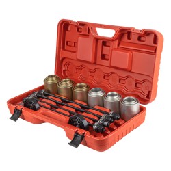 Amio – Σετ Εργαλείων Ρουλεμάν Τροχού & Silent Blocks Heavy Duty για Αφαίρεση και Εγκατάσταση με Ασφαλή Χρήση – Σετ 26 Τεμ. (0477