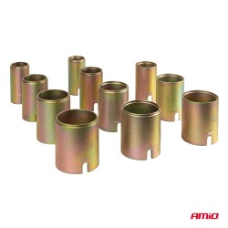 Amio – Σετ Εργαλείων Ρουλεμάν Τροχού & Silent Blocks Heavy Duty για Αφαίρεση και Εγκατάσταση με Ασφαλή Χρήση – Σετ 26 Τεμ. (0477