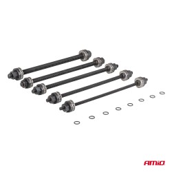 Amio – Σετ Εργαλείων Συνεμπλόκ & Ρουλεμάν Τροχού Heavy Duty για Αφαίρεση και Εγκατάσταση με Ασφαλή Χρήση – Σετ 27 Τεμ. (04773/AM
