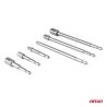 Amio – Προσαρμογείς HEX 1/4" σε Καρυδάκια 1/4" 3/8" 1/2" Heavy Duty για Σταθερή Τοποθέτηση & Καθημερινή Χρήση – Σετ 6 Τεμ. (0478