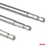 Amio – Προσαρμογείς HEX 1/4" σε Καρυδάκια 1/4" 3/8" 1/2" Heavy Duty για Σταθερή Τοποθέτηση & Καθημερινή Χρήση – Σετ 6 Τεμ. (0478