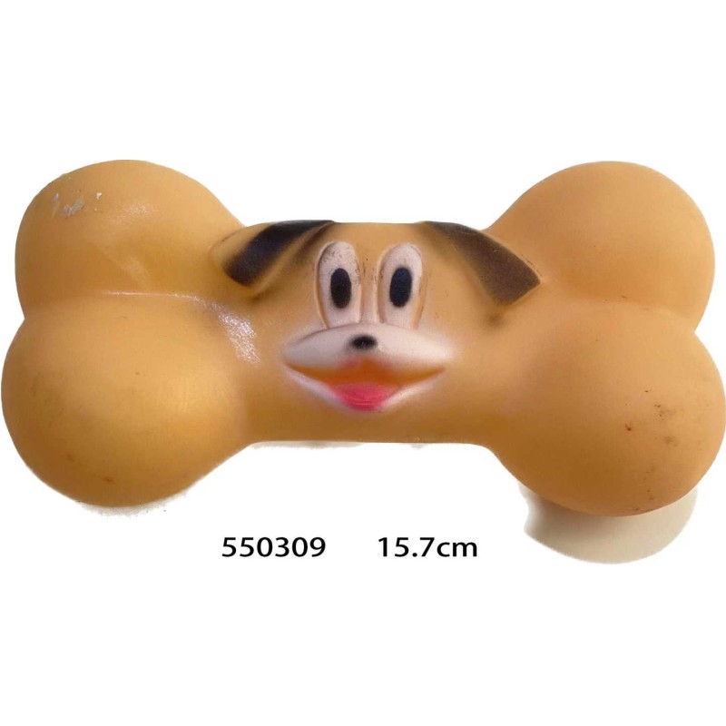Παιχνίδι σκύλου Latex κόκκαλο - 15.7cm - 12pcs - 550309