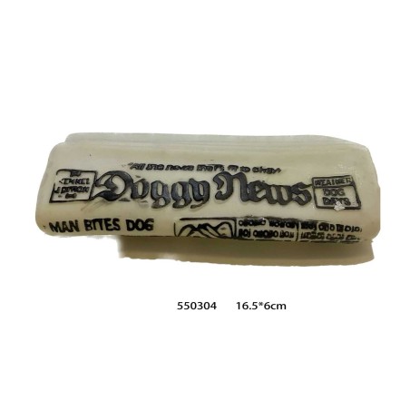 Παιχνίδι σκύλου Latex εφημερίδα - 16.5x6cm - 12pcs - 550304