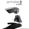 Rati - Ολοκληρωμένος Τεμπέλης Armster 3 για Citroen C3 2024  από Πλαστικό και Vegan Δέρμα σε Μαύρο Χρώμα με Αντάπτορα Τοποθέτηση