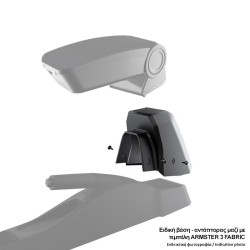 Rati - Βάση / Αντάπτορας Τεμπέλη Ειδική για MG 3 2024  σε Mαύρο Xρώμα - 1 Τεμ. (V01927/RT)