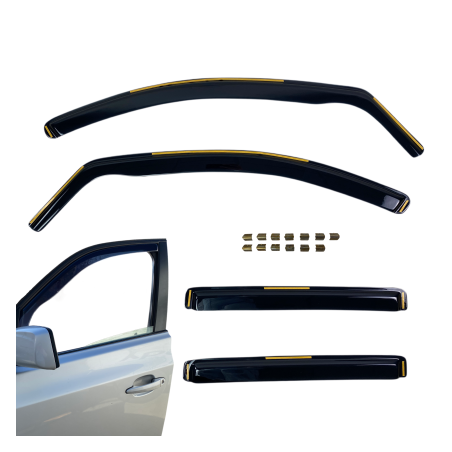 Ανεμοθραύστες Vw Tiguan (2007-2015) - 4τμχ. εμπρός και πίσω, Streetech
