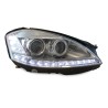 Φανάρια εμπρός led για Mercedes W221 S-Class (2005-2008) , με λάμπες (Η1) - σετ 2τμχ.