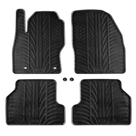 Πατάκια Αυτοκινήτου Gledring 0281 Ford Focus 2004-2011 Μαύρο 4 Τεμάχια