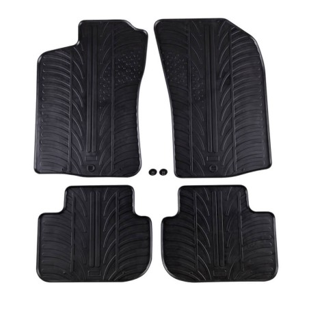 Πατάκια Αυτοκινήτου Gledring 0340 Alfa Romeo 147 2000-2009 / GT 2004-10 Μαύρο 4 Τεμάχια