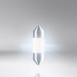 Λάμπα Led Σωληνωτή 29mm C5W SV8.5-8 12volt 1 watt 6000k Osram 6438DWΡ-01Β 1 Τεμάχιο