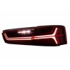 Πισινά Φανάρια Set Για Audi A6 C7 11-15 Led Bar Dynamic Κόκκινο/Crystal Eagle Eyes