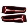 Πισινά Φανάρια Set Για Audi A6 C7 11-15 Led Bar Dynamic Κόκκινο/Crystal Eagle Eyes