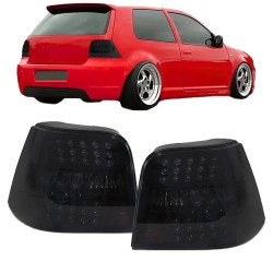 Πισινά Φανάρια Set Για Vw Golf IV (4) 97-03 Led Φιμέ Winjet