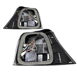 Πισινά Φανάρια Set Για Vw Golf IV (4) 97-03 Led Φιμέ Winjet