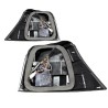 Πισινά Φανάρια Set Για Vw Golf IV (4) 97-03 Led Φιμέ Winjet