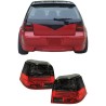 Πισινά Φανάρια Set Για Vw Golf IV (4) 97-03 Κόκκινο/Φιμέ Depo