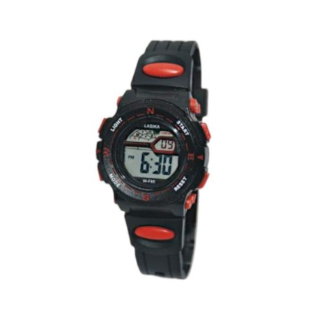Παιδικό ψηφιακό ρολόι χειρός - WF85 - Lasika - 115147 - Black/Red