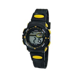Παιδικό ψηφιακό ρολόι χειρός - WF85 - Lasika - 115147 - Black/Yellow